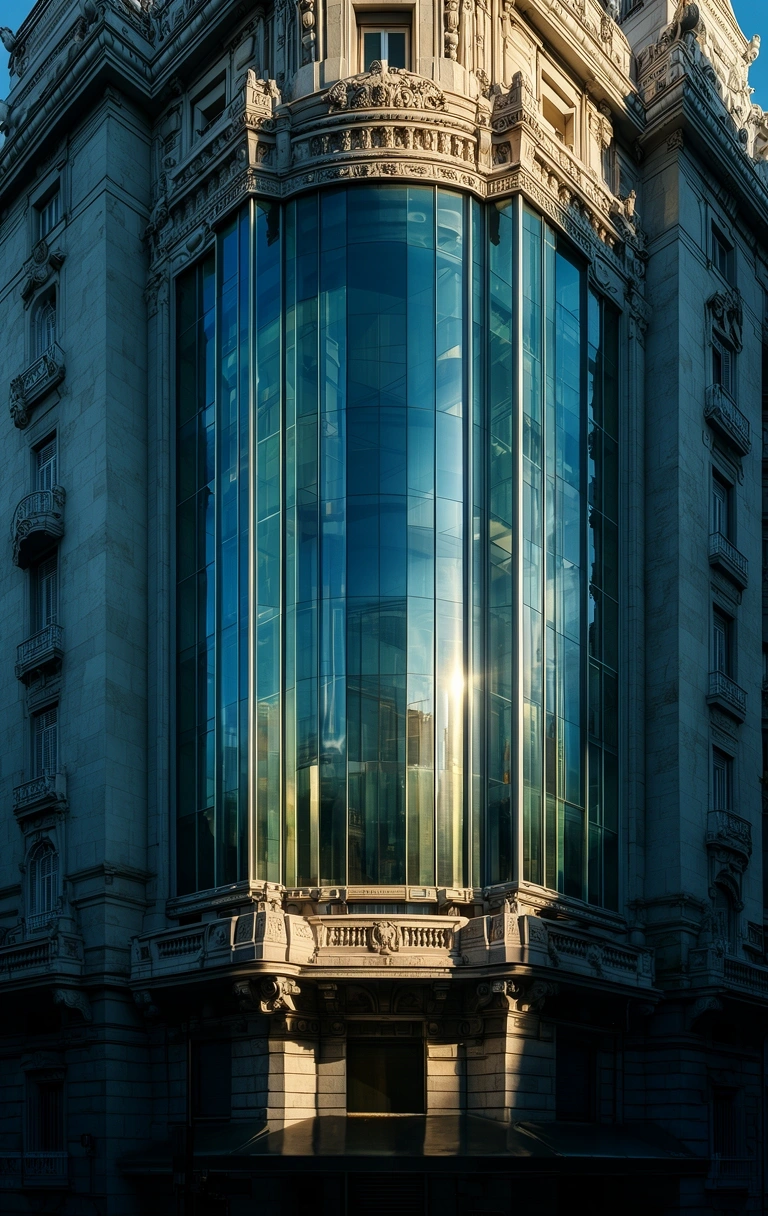 Arquitectura institucional en Buenos Aires representando solidez y transparencia