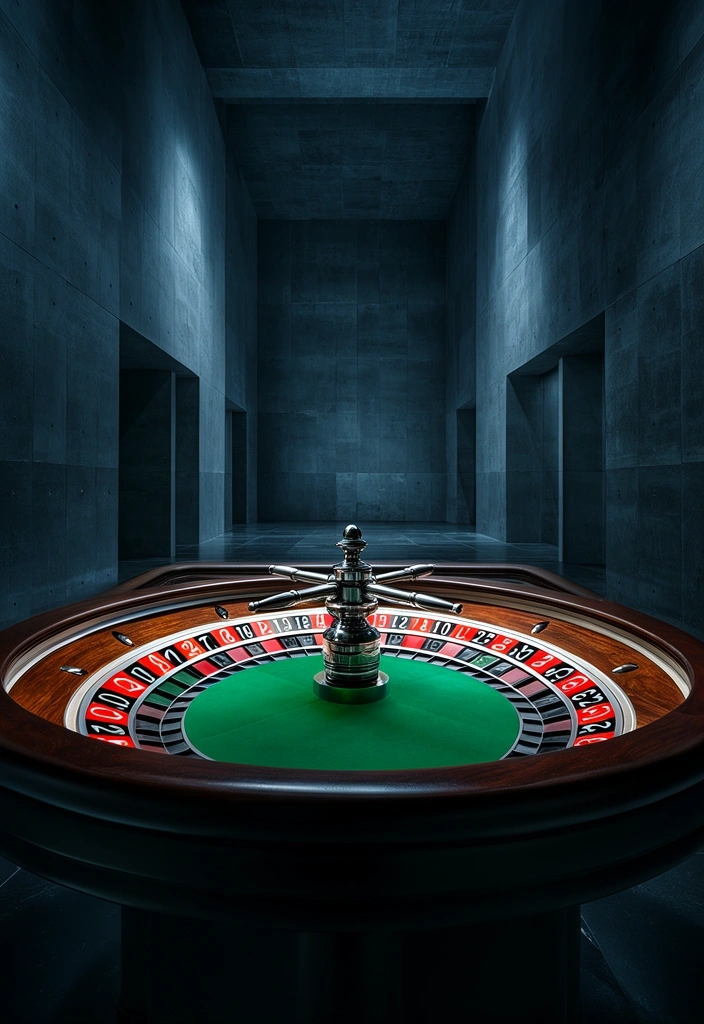 Mesa de ruleta en vivo